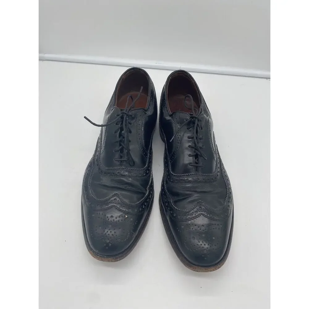 Allen Edmonds McAllister Wingtip Oxford Black Leather‎ Mens Dress Shoes 10.5 C